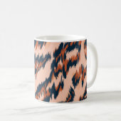 Leopard Print:シームレスなデザイン。 コーヒーマグカップ (正面右)