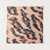 Leopard Print:シームレスなデザイン。 タペストリー (正面(横))