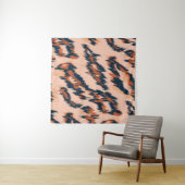 Leopard Print:シームレスなデザイン。 タペストリー (インサイチュ(横))