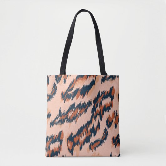 Leopard Print:シームレスなデザイン。 トートバッグ (正面)