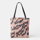 Leopard Print:シームレスなデザイン。 トートバッグ (裏面)