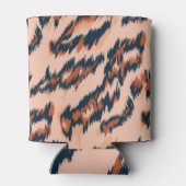Leopard Print：シームレスなデザイン。 缶クーラー (裏面)