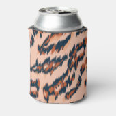 Leopard Print：シームレスなデザイン。 缶クーラー (缶裏面)