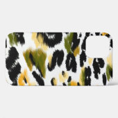 Leopard Print：動物のテクスチャ背景 Case-Mate iPhoneケース (裏面 (横))