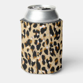 Leopard Print：動物の模様のクレイズ 缶クーラー (缶裏面)