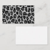 Leopard Print 名刺 (正面/裏面)