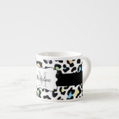 Leopard Print 数々の Colors Espresso Mag エスプレッソカップ (正面右)