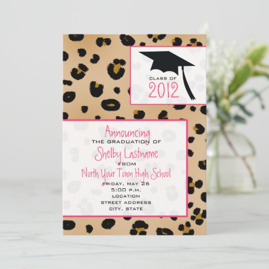 Leopard Print 2012卒業発表 招待状 (スタンド正面)