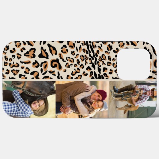 Leopard Print 3縦型写真自然 Case-Mate iPhoneケース (裏面 (横))
