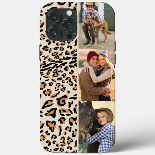Leopard Print 3縦型写真自然 Case-Mate iPhoneケース (裏面)