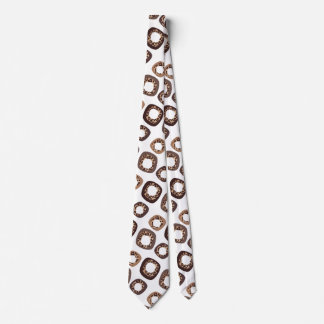 Leopard Print and Donut Pattern Tie ネクタイ