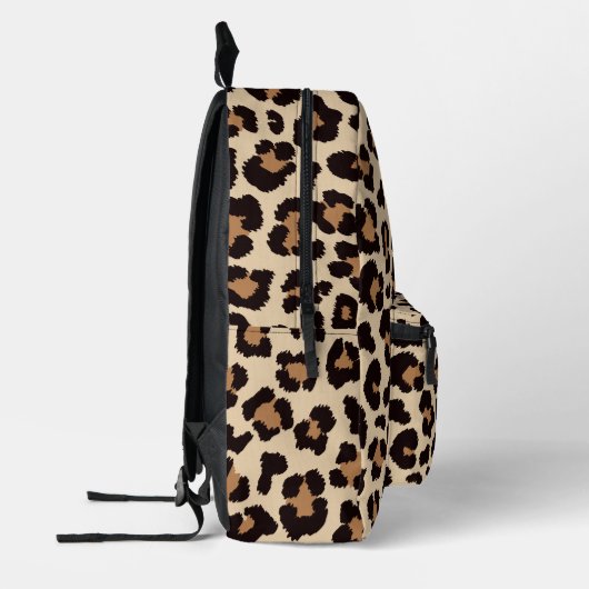 Leopard Print Backpack - Wild Style Bag プリントバックパック (左)