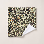 Leopard Print Bath Towel Set バスタオルセット (ウォッシュタオル)