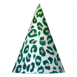 Leopard print cheetahアニマルプリント パーティーハット