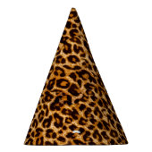 Leopard print cheetahアニマルプリント パーティーハット (右)