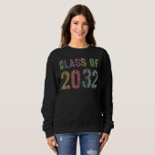 Leopard Print Class Of 2032 Future Graduation Good スウェットシャツ (正面フル)