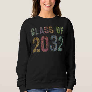 Leopard Print Class Of 2032 Future Graduation Good スウェットシャツ