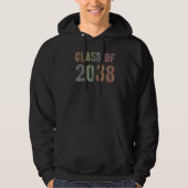Leopard Print Class Of 2038 Future Graduation Good パーカ (正面)