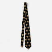 Leopard Print Coffee Cup Neck Tie ネクタイ (裏面)