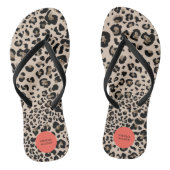 Leopard Print Flip Flops | Stylish Beach Sandals ビーチサンダル (ソール)