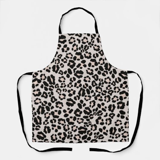 Leopard Print Glam #1 – 横#pattern #decor エプロン (正面)