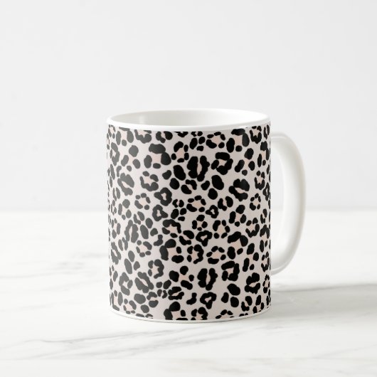 Leopard Print Glam #1 – 横#pattern #decor コーヒーマグカップ (正面右)