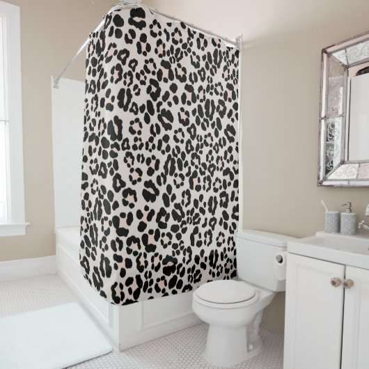 Leopard Print Glam #1 – 横#pattern #decor シャワーカーテン (インサイチュ)