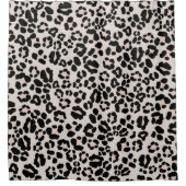 Leopard Print Glam #1 – 横#pattern #decor シャワーカーテン (正面)