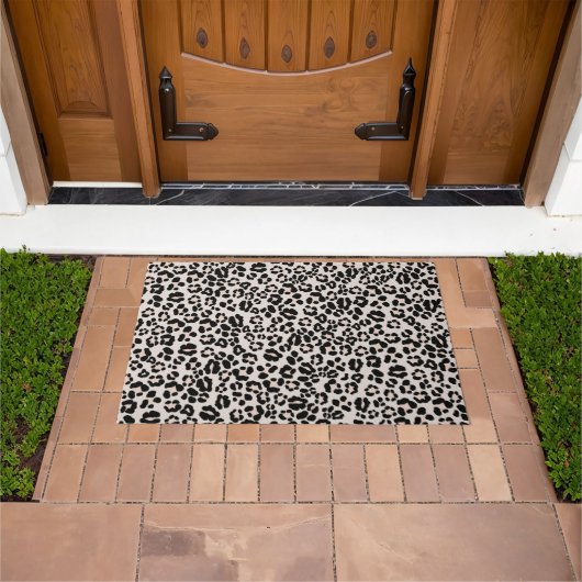 Leopard Print Glam #1 – 横#pattern #decor ドアマット (室外)