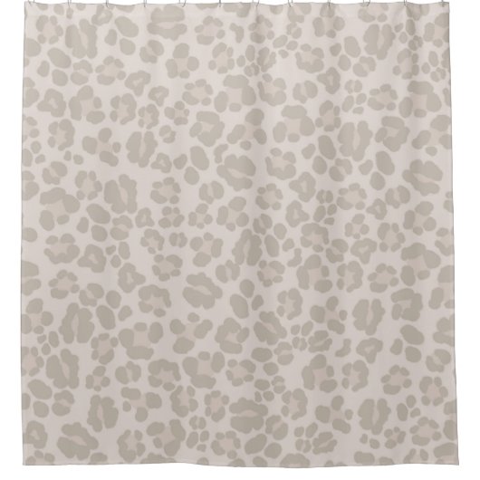 Leopard Print Glam 2 #pattern #design シャワーカーテン (正面)