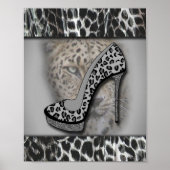 Leopard Print High Heel With Leopard ポスター (正面)