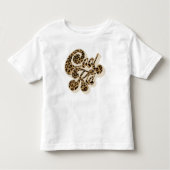 Leopard Print Kidクール Matching Mommy and Me トドラーTシャツ (正面)