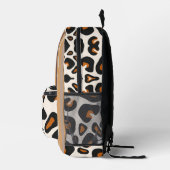 Leopard Print Lefty Backpack with Monogram Kids プリントバックパック (右)
