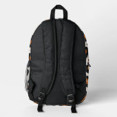 Leopard Print Lefty Backpack with Monogram Kids プリントバックパック (裏面)