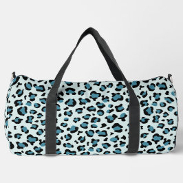 Leopard Print、Leopard Spots、Blue Leopard ダッフルバッグ