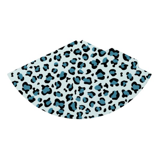 Leopard Print、Leopard Spots、Blue Leopard パーティーハット (正面)