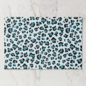 Leopard Print、Leopard Spots、Blue Leopard ペーパーパッド (正面)