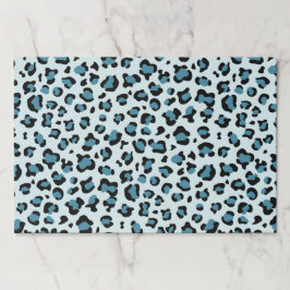 Leopard Print、Leopard Spots、Blue Leopard ペーパーパッド
