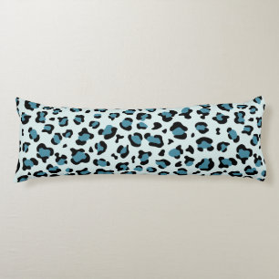Leopard Print、Leopard Spots、Blue Leopard ボディピロー