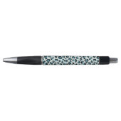 Leopard Print、Leopard Spots、Blue Leopard ボールペン (正面)