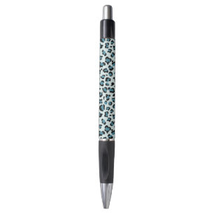 Leopard Print、Leopard Spots、Blue Leopard ボールペン
