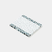 Leopard Print、Leopard Spots、Blue Leopard ポストイット (アングル)