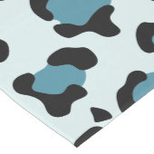 Leopard Print、Leopard Spots、Blue Leopard ミディアムテーブルランナー (コーナー)