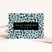 Leopard Print、Leopard Spots、Blue Leopard 名刺