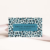 Leopard Print、Leopard Spots、Blue Leopard 名刺