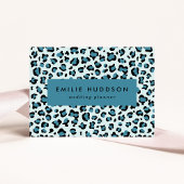 Leopard Print、Leopard Spots、Blue Leopard 名刺