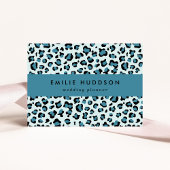 Leopard Print、Leopard Spots、Blue Leopard 名刺