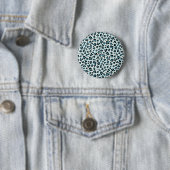 Leopard Print、Leopard Spots、Blue Leopard 缶バッジ (インサイチュ)