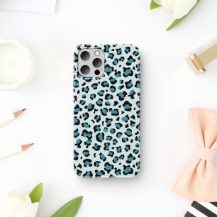 Leopard Print、Leopard Spots、Blue Leopard iPhone 11 ケース