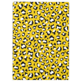 Leopard Print、Leopard Spots、Yellow Leopard クリップボード (裏面)